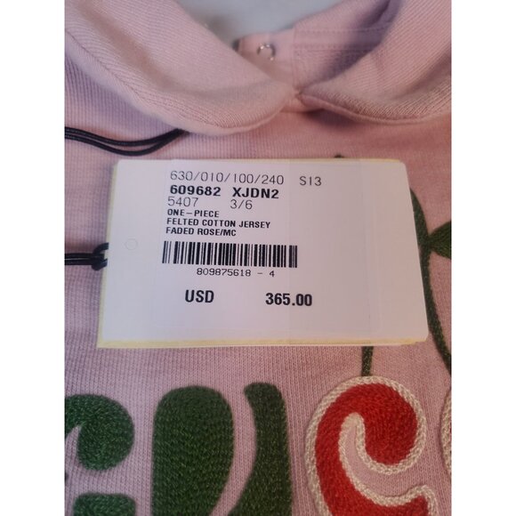 Gucci Baby One Piece Jumpsuit  3/6 Mo Playsuit 100% cotton W/ Box - Picture 16 of 16